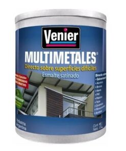 ESMALTE MULTIMETALES VENIER BLANCO 1L